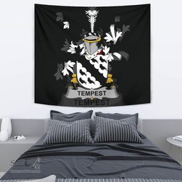Irish Tempest Coat of Arms Family Crest Ireland Tapestry Irish Tapestry