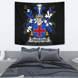 Irish Pendleton Coat of Arms Family Crest Ireland Tapestry Irish Tapestry