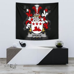 Irish Spence Coat of Arms Family Crest Ireland Tapestry Irish Tapestry