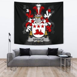Irish Spence Coat of Arms Family Crest Ireland Tapestry Irish Tapestry