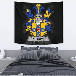 Irish Turner Coat of Arms Family Crest Ireland Tapestry Irish Tapestry