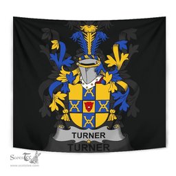 Irish Turner Coat of Arms Family Crest Ireland Tapestry Irish Tapestry