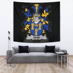 Irish Vane Coat of Arms Family Crest Ireland Tapestry Irish Tapestry