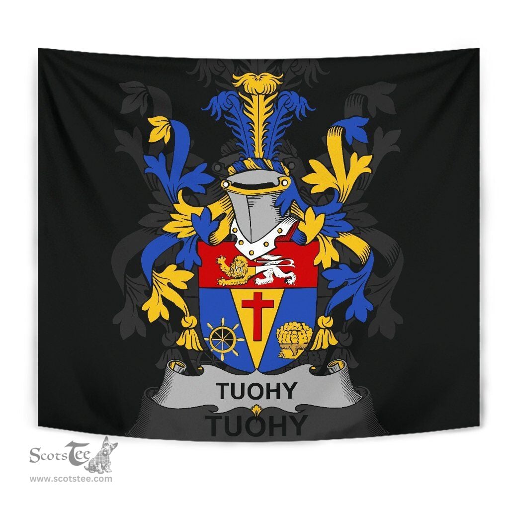 Irish Tuohy or O'Toohey Coat of Arms Family Crest Ireland Tapestry Irish Tapestry