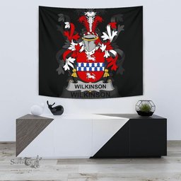 Irish Wilkinson Coat of Arms Family Crest Ireland Tapestry Irish Tapestry