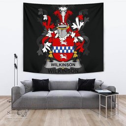 Irish Wilkinson Coat of Arms Family Crest Ireland Tapestry Irish Tapestry