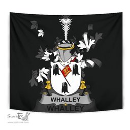 Irish Whalley Coat of Arms Family Crest Ireland Tapestry Irish Tapestry