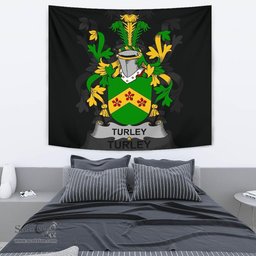 Irish Turley Coat of Arms Family Crest Ireland Tapestry Irish Tapestry