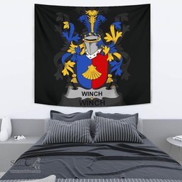 Irish Winch Coat of Arms Family Crest Ireland Tapestry Irish Tapestry
