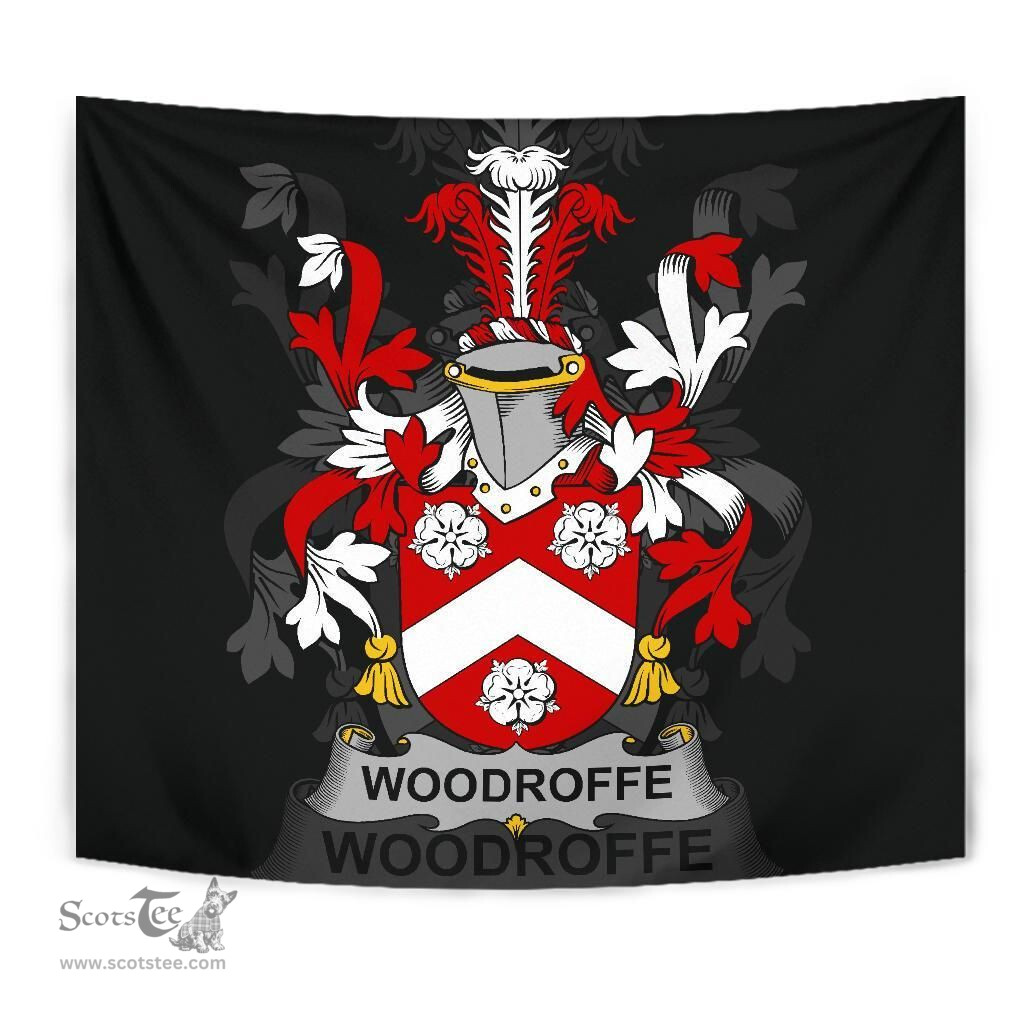 Irish Woodroffe Coat of Arms Family Crest Ireland Tapestry Irish Tapestry