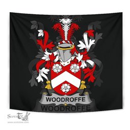 Irish Woodroffe Coat of Arms Family Crest Ireland Tapestry Irish Tapestry