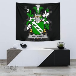 Irish Wycombe Coat of Arms Family Crest Ireland Tapestry Irish Tapestry