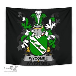 Irish Wycombe Coat of Arms Family Crest Ireland Tapestry Irish Tapestry