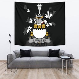 Irish Lawless Coat of Arms Family Crest Ireland Tapestry Irish Tapestry