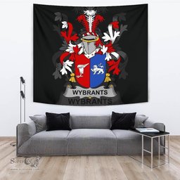 Irish Wybrants Coat of Arms Family Crest Ireland Tapestry Irish Tapestry