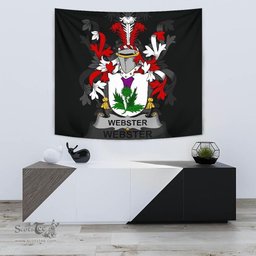 Irish Webster Coat of Arms Family Crest Ireland Tapestry Irish Tapestry
