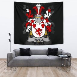 Irish Truell Coat of Arms Family Crest Ireland Tapestry Irish Tapestry