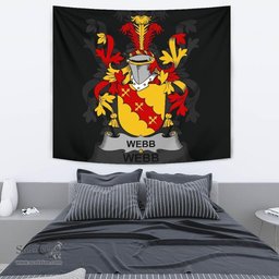 Irish Webb Coat of Arms Family Crest Ireland Tapestry Irish Tapestry