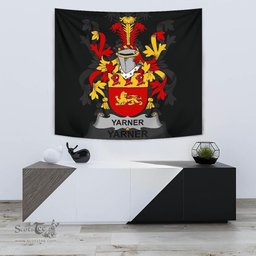 Irish Yarner Coat of Arms Family Crest Ireland Tapestry Irish Tapestry