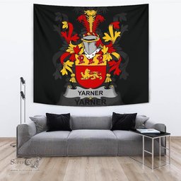 Irish Yarner Coat of Arms Family Crest Ireland Tapestry Irish Tapestry