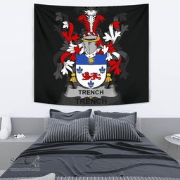 Irish Trench Coat of Arms Family Crest Ireland Tapestry Irish Tapestry