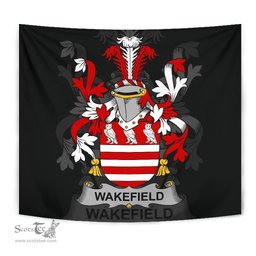 Irish Wakefield Coat of Arms Family Crest Ireland Tapestry Irish Tapestry