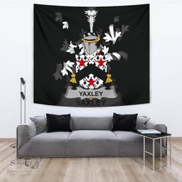 Irish Yaxley Coat of Arms Family Crest Ireland Tapestry Irish Tapestry