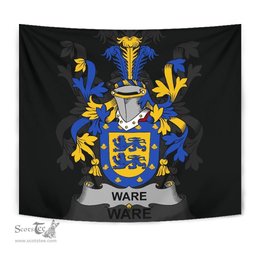 Irish Ware Coat of Arms Family Crest Ireland Tapestry Irish Tapestry