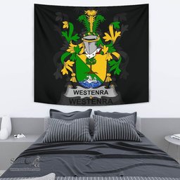 Irish Westenra Coat of Arms Family Crest Ireland Tapestry Irish Tapestry