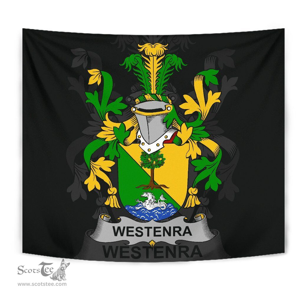 Irish Westenra Coat of Arms Family Crest Ireland Tapestry Irish Tapestry
