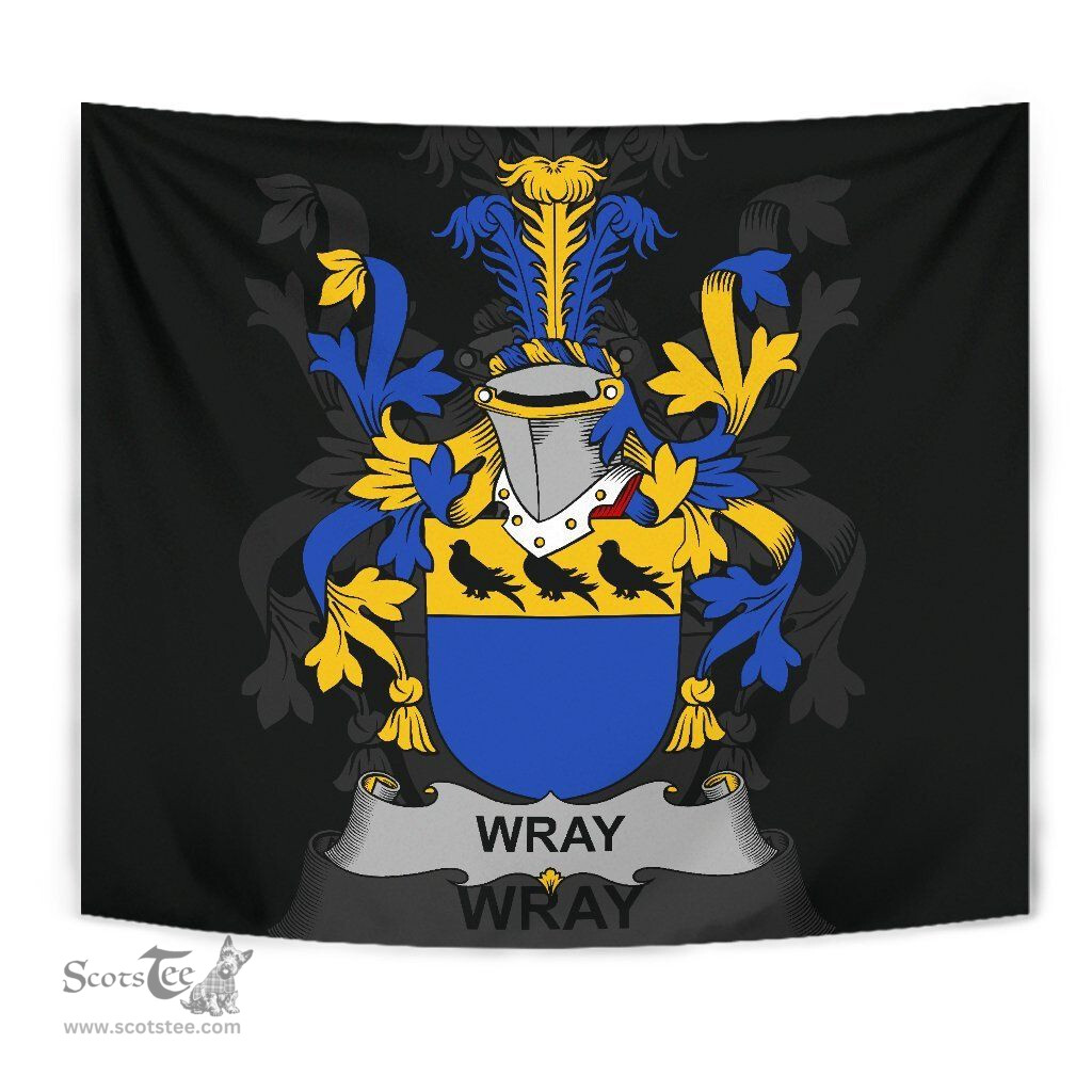 Irish Wray Coat of Arms Family Crest Ireland Tapestry Irish Tapestry