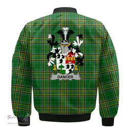 Irish Dancer Coat of Arms Family Crest Ireland Bomber Jacket Irish National Tartan Irish County Jacket