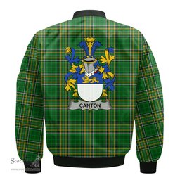 Irish Canton Coat of Arms Family Crest Ireland Bomber Jacket Irish National Tartan Irish County Jacket