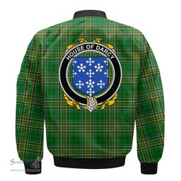 Irish House of DARCY Coat of Arms Family Crest Ireland Bomber Jacket Irish National Tartan Irish County Jacket
