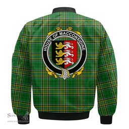 Irish House of MACCONSIDINE Coat of Arms Family Crest Ireland Bomber Jacket Irish National Tartan Irish County Jacket