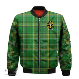 Irish Griffin or O Griffy Coat of Arms Family Crest Ireland Bomber Jacket Irish National Tartan Irish County Jacket