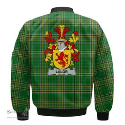 Irish Lalor or O Lawlor Coat of Arms Family Crest Ireland Bomber Jacket Irish National Tartan Irish County Jacket