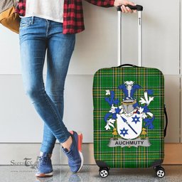 Irish Auchmuty Coat of Arms Family Crest Ireland Luggage Cover Irish National Tartan Irish County Luggage Cover