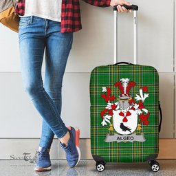 Irish Algeo Coat of Arms Family Crest Ireland Luggage Cover Irish National Tartan Irish County Luggage Cover