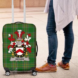 Irish Behan Coat of Arms Family Crest Ireland Luggage Cover Irish National Tartan Irish County Luggage Cover