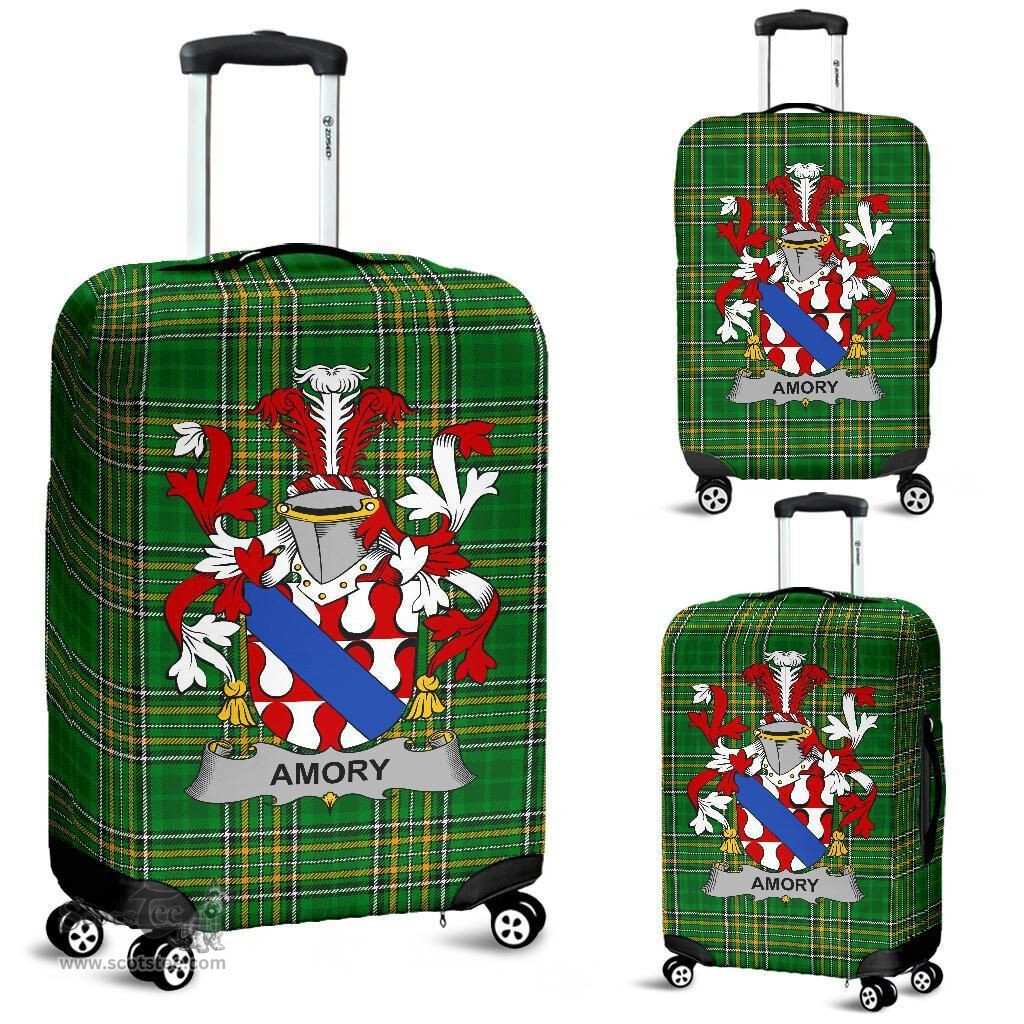 Irish Amory Coat of Arms Family Crest Ireland Luggage Cover Irish National Tartan Irish County Luggage Cover