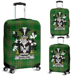 Irish Barlow Coat of Arms Family Crest Ireland Luggage Cover Irish National Tartan Irish County Luggage Cover
