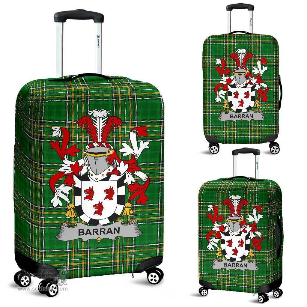 Irish Barran Coat of Arms Family Crest Ireland Luggage Cover Irish National Tartan Irish County Luggage Cover
