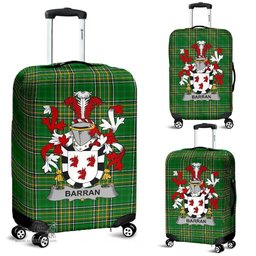 Irish Barran Coat of Arms Family Crest Ireland Luggage Cover Irish National Tartan Irish County Luggage Cover
