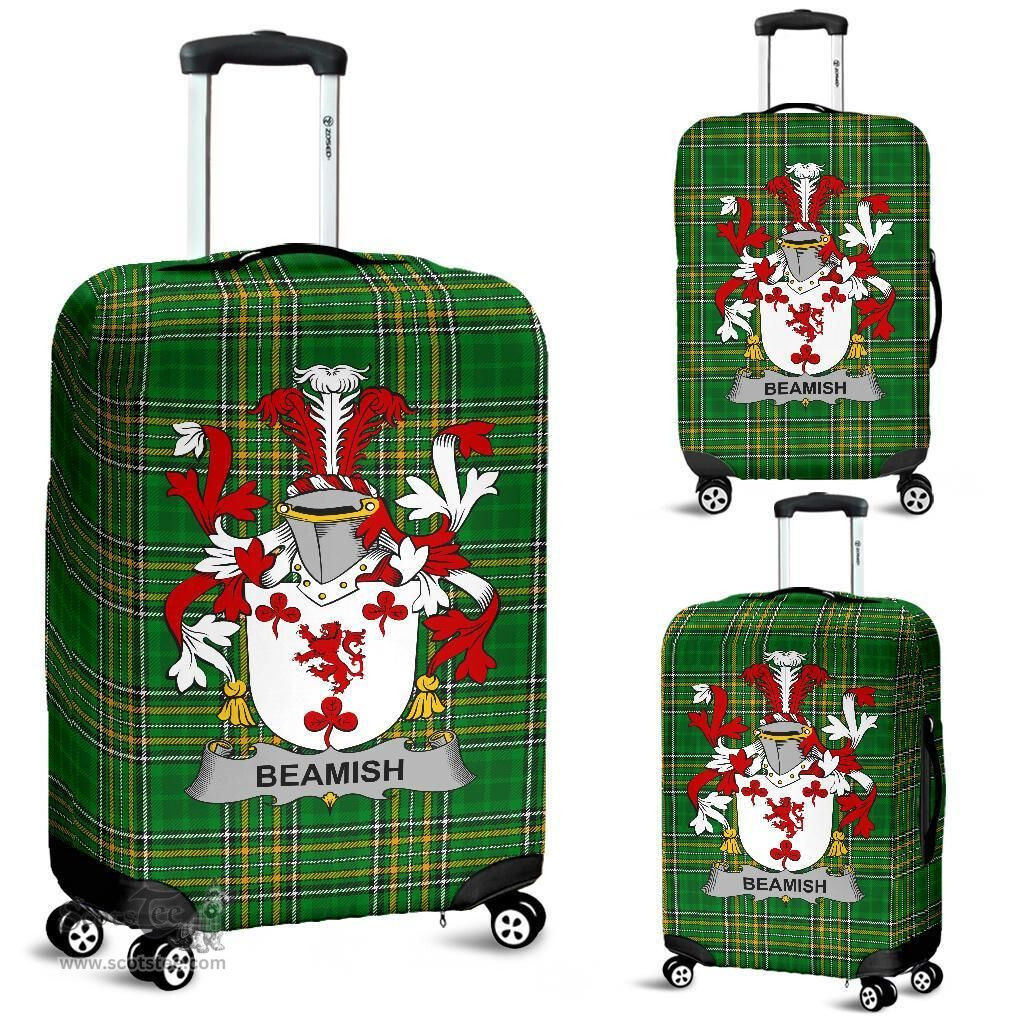 Irish Beamish Coat of Arms Family Crest Ireland Luggage Cover Irish National Tartan Irish County Luggage Cover