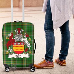 Irish Berry Coat of Arms Family Crest Ireland Luggage Cover Irish National Tartan Irish County Luggage Cover