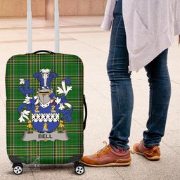 Irish Bell Coat of Arms Family Crest Ireland Luggage Cover Irish National Tartan Irish County Luggage Cover