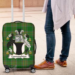 Irish Connaughton Coat of Arms Family Crest Ireland Luggage Cover Irish National Tartan Irish County Luggage Cover