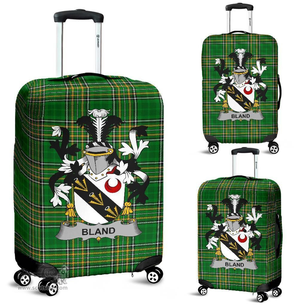 Irish Bland Coat of Arms Family Crest Ireland Luggage Cover Irish National Tartan Irish County Luggage Cover