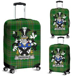 Irish Drisdale Coat of Arms Family Crest Ireland Luggage Cover Irish National Tartan Irish County Luggage Cover
